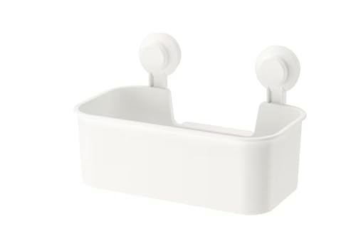 IKEA Plastic Basket with Suction Cup, White, Pack of 1