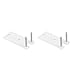 Wall Mount Brackets Compatible with Bose Lifestyle 650 Home Entertainment System OmniJewel Surround Speakers 700-1 Pair White