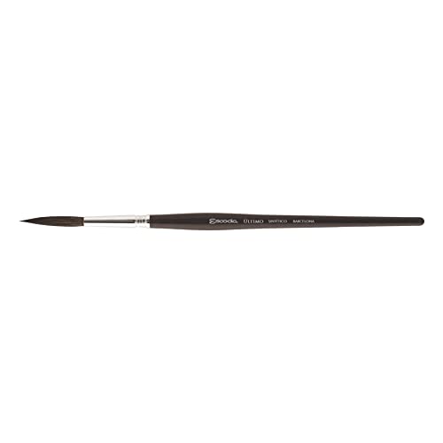 Image of Escoda Ultimo Series 1533 Artist Watercolor and Acrylic Paint Brush, Synthetic Squirrel, Rigger, Size 2