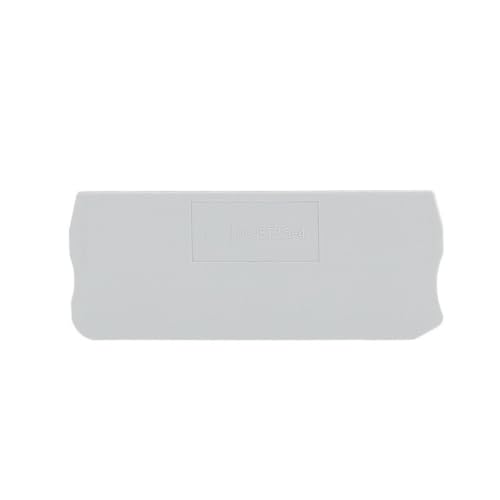 Tapa de protección final D-ST2.5-QU para bloque terminal de carril Din Quattro, 10 Uds.