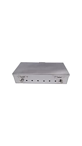Image of Bismi Enterprises Stainless Steel Autoclave Sterilization Instrument Box with Button Silde Size 8x4.5x2 Inches Reusable Medical box