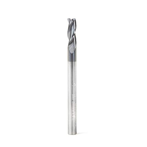 Amana Tool - 51612 CNC Metric Solid Carbide Spiral For Steel &amp; Stainless Steel with AlTiN