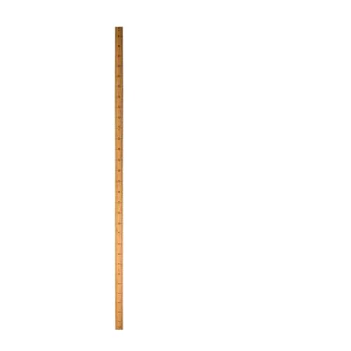 Règle en bois outil de dessin grand format pour éviter les erreurs de mesure métrique