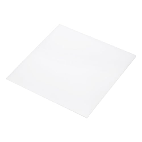 Image of DMiotech 8 x 8 x 0.1 Inch Plastic UHMW Sheets, Ultra High Molecular Weight Polyethylene, Opaque White Polyethylene Board for Automotive, Chemical, Manufacturing, DIY Home Kitchen