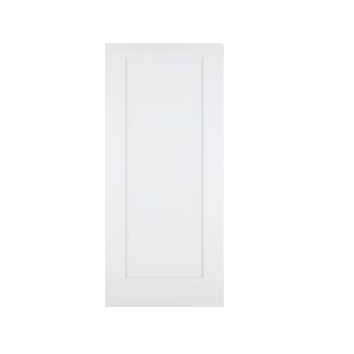 Image of JUBEST 36 inchx80 inch 1-Panel Shaker Style White Primed Hollow Core Interior Molded Door Slab, NOT Pre-drilled and NOT Included Hardware, Pre-Assembled Interior Door for Pantry, Laundry, Closet