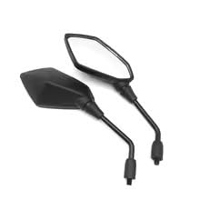 Espejos retrovisores en acabado fibra de carbono con ABS resistente para moto NC750X de 10mm