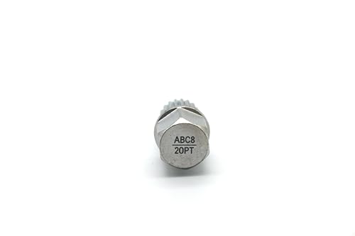Image of TEMO Abc8 /20Pt Wheel Lock Lugnut Anti-Theft Lug Nut Screw Removal Key Socket S3057 for Vw Audi