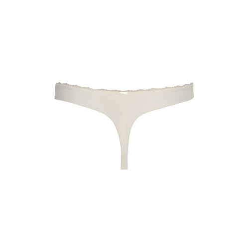 Calvin Klein String Femme Thong sous Vêtement Ivory - vue 6