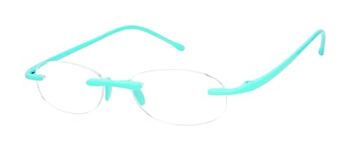 Scojo New York Gels Original Reading Glasses For Men & Women, Blue Bells 2X