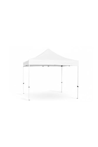Carpa Plegable 2x2 Master   Blanco   Impermeable   Cenador Ideal para Camping, Eventos, Playa, Jardín