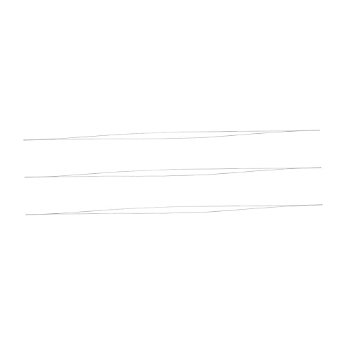 HOODANCOS Professional Beading Needles 3pcs Set Superfine Long Smooth - for Jewelry DIY Knitting