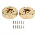 Culnflun Brass Wheel Weights Upgrade Parts Hex Hub Adapter for RC Crawler Car Model (15mm)