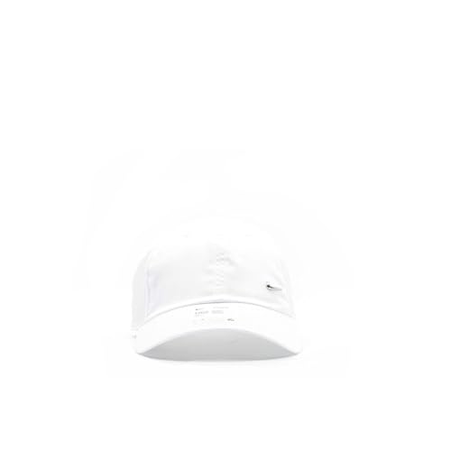 Nike Unisex Metal Swoosh H86 Baseball Kappe, Weiß, Einheitsgröße EU