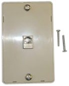 Blackpoint Products BBT-021-2 IVORY Wall phone jack