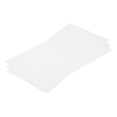 MECCANIXITY ABS Plastic Sheet 7 x 4 x 0.02 Inch ABS Styrene Sheets for Building Model DIY Crafts Panel White 3 Pcs