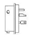 Glenair MS27478Y10D99P Circular MIL Spec Connector SLDR MT HERM RECEPT PIN SLDR CUP