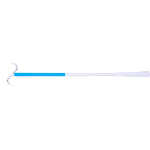 GANAZONO Detachable One Dressing Stick with Shoe Horn and Sock Aid for Elderly and Pregnant Women Lightweight Abs Material Long Handle Dressing Pole for Easy and Shoe Assistance