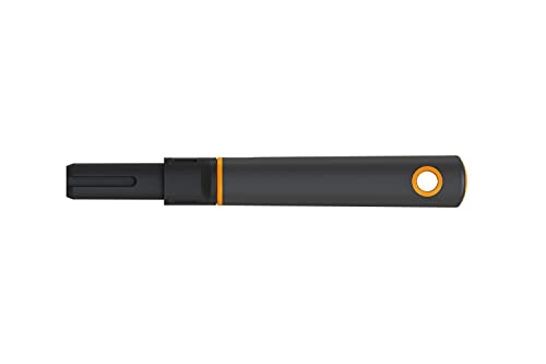 Fiskars Manche pour têtes d'outils QuikFit, Longueur: 24 cm, Aluminium/Plastique renforcé de fibre de verre, Noir/Orange, 1000663