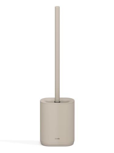 stardis Pure WC Bürste Toilettenbürste matt Silikon Klobürste kompakt antibakteriell Bürstengarnitur beige