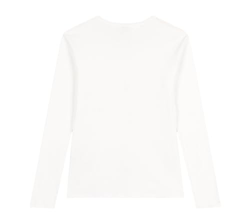 T-shirt Iconica a maniche lunghe a coste tinta unita donna - 2