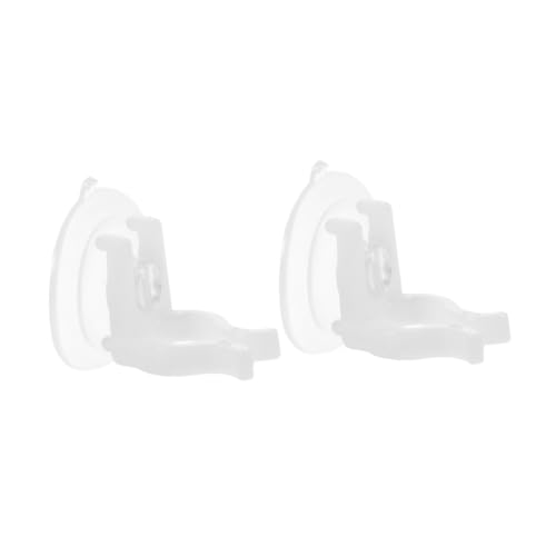 POPETPOP 2pcs Transparent Suction Cup Candle Holders for Year Christmas Celebrations Durable Suction Clamps for Windows Elegant Led Candle Accessories Strong Grip