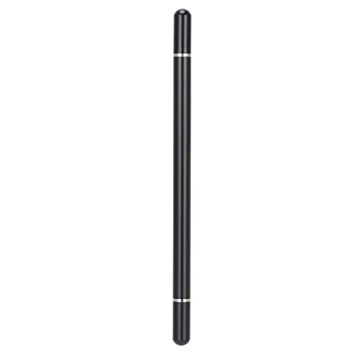 Wedinard Tablet Accessories, Accurate Control Stylus Pens 2 in 1 Appropriate Size Fibre Tip High Durability for Notebook Tablet for Mobile Phone(Black)