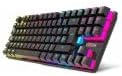 KROM KASIC TKL – Teclado mecánico Gaming RGB tenkeyless con Layout español, switches Rojos, retroiluminación Rainbow, 25 Teclas Anti-ghosting y 12 Multimedia, Modo Juego, USB – Negro 4