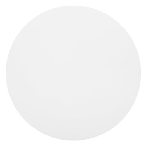 HOMSFOU Difusor de Pantalla Redondo para Lámpara de Techo, Cubierta Acrílica de 39,5 Cm Diámetro y 1 Mm Grosor, Panel Difusor de Luz Neutra para Iluminación Doméstica, Reemplazo