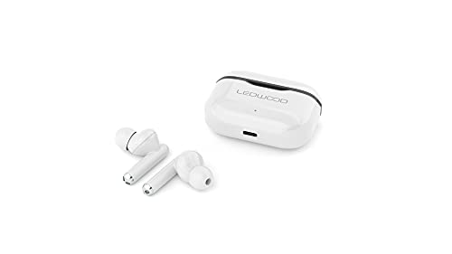 Ledwood Capella TWS Wireless Stereo Bluetooth 5.2 In-Ear Touch Earphones Super Bass Voice Assistant Compatible with iOS/Android (White/Black) - Image 4
