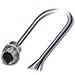 Phoenix Contact 1027683 Sensor Cables/Actuator Cables SACC-E-FS-5CON- M16/0,5 PP, Conn 5POS M12 Socket W/Wire Lead