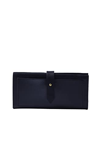 Petit portefeuille cuir noir Hannah Bazaar - Taille S pour homme et femme