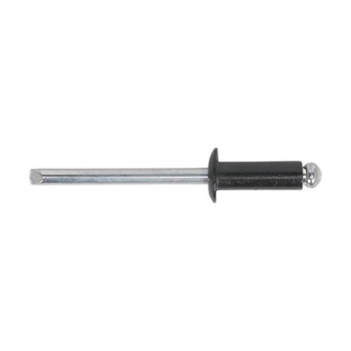 Aluminium Rivet Black Standard Flange 4 x 10mm Pack of 200
