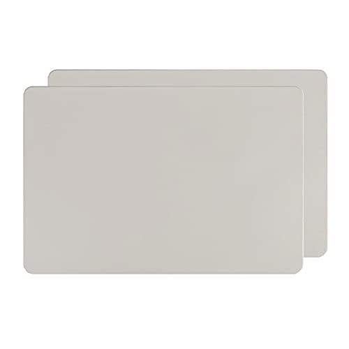 MXDHOKY 2 St&uuml;cke Silikon Platzsets, Hitzebest&auml;ndig Tischset, Silikon Kinder Platzset, Silikonfolie Bastelmatte, Waschbar f&uuml;r K&uuml;che, Thekenmatten, Kunsthandwerk, Heimwerkerzubeh&ouml;r(Grau)