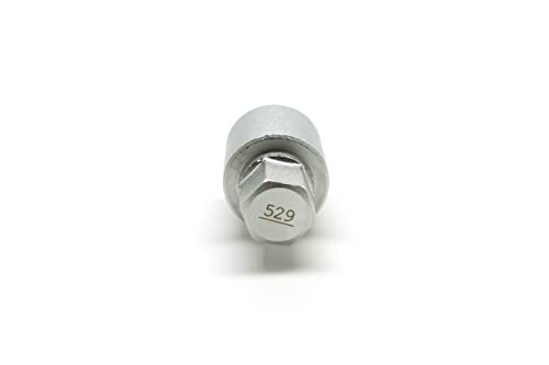 Image of TMAX 529 Wheel Lock Nut Screw Removal Key Anti-Theft Lugnut Socket S3056 for Vw Audi Vag Volkswagen Vehicles