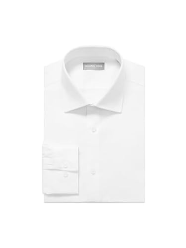 Michael Kors Men's Dress Shirt Ultra Wrinkle Free Stretch Regular Fit3