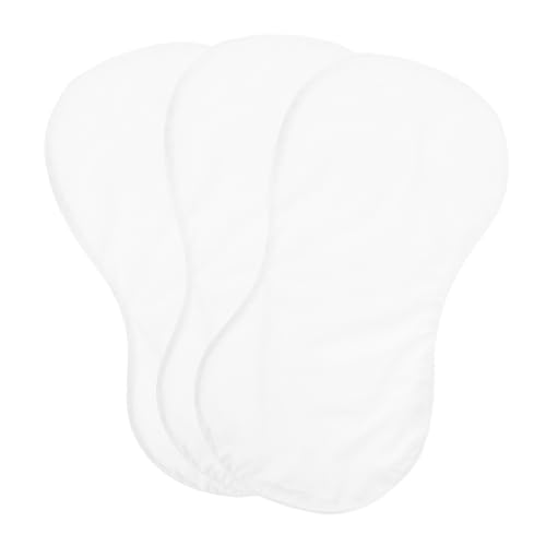 BESPORTBLE 3 pcs Sublimation Blank Burp Cloths for Newborns DIY Heat Transfer Baby Burping Cloths Double Layer Absorbent Spit Up Rags for Babies and Sets