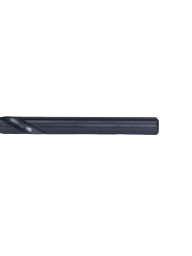 Image of Century Drill & Tool 24114 Pro Grade Black Oxide Drill Bit, 7 /32 inch, Pro | Straight shank, 3-3 /4 inch overall length, 135 point, cuts steel, wood & plastic, 135 split point