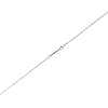 2MM Stainless steel chain necklace, Thin cable chain necklace for women men, Silver chains for necklace alone or pendant addition, 16-30 inch Available (20 inch) #1