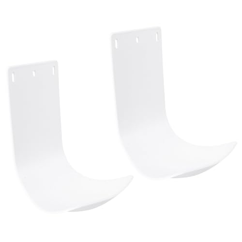 JOINPAYA Bandejas Antiderrames Blancas para Dispensadores de Jabón Espumoso de Pared, 2 Piezas, sin Perforaciones, Bandejas de Goteo para Baño y Hogar