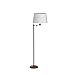 Brightech Caden LED Floor Lamp - Tall Standing Lamp with Swing Arm for Living Rooms & Offices - Industrial Bronze