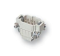 HARTING 09 33 006 2616 6 Position, Connector, HAN ES Series, Plug, Rectangular Power