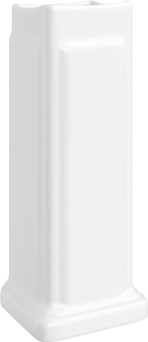 PROFLO PF1011 Bathroom Sink Pedestal Only for PF1410 - White - Thumbnail 3