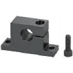 Shaft Supports - T-Shaped, Wide Side Slit Type 10mmX20mm 1pc