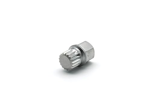 Image of TEMO Abc6 /17Pt Wheel Lock Lugnut Anti-Theft Lug Nut Screw Removal Key Socket S3057 for Vw Audi