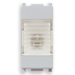VIMAR Serie - Supporto da parete a LED di emergenza, 1 modulo 230 V, colore: Argento