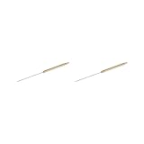 Mealoodiousmusea 2 Set Fliegenbinden Bodkins Half Hitch Tools Griff Fliegenbinden Dubbing Nadel 12cm