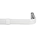 White 28" to 48" Adjustable Curtain/Drapery Rod SINGLE