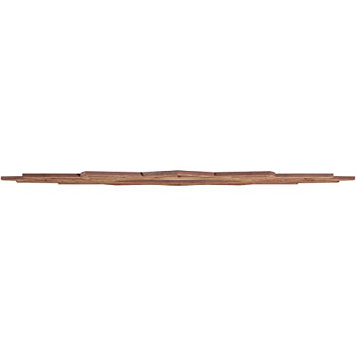 Image of Ekena Millwork 22 inchOD x 8 1 /2 inchID x 3 /8 inchT Eleanor Wood Fretwork Pierced Ceiling Medallion, Walnut