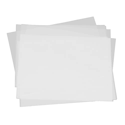 LALAFINA Tracing Paper Roll 50pcs Parchment Sheets for Drawing Craft Calligraphy Engineering Copying A3 Size