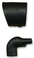 Heat Shrink Boot, Right Angle, 43Mm Id, Elastomer, Black - 222K163-25-0
